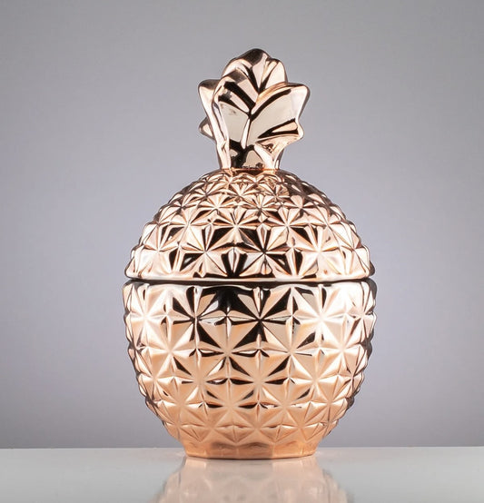 Elegant Pineapple Candle Jar