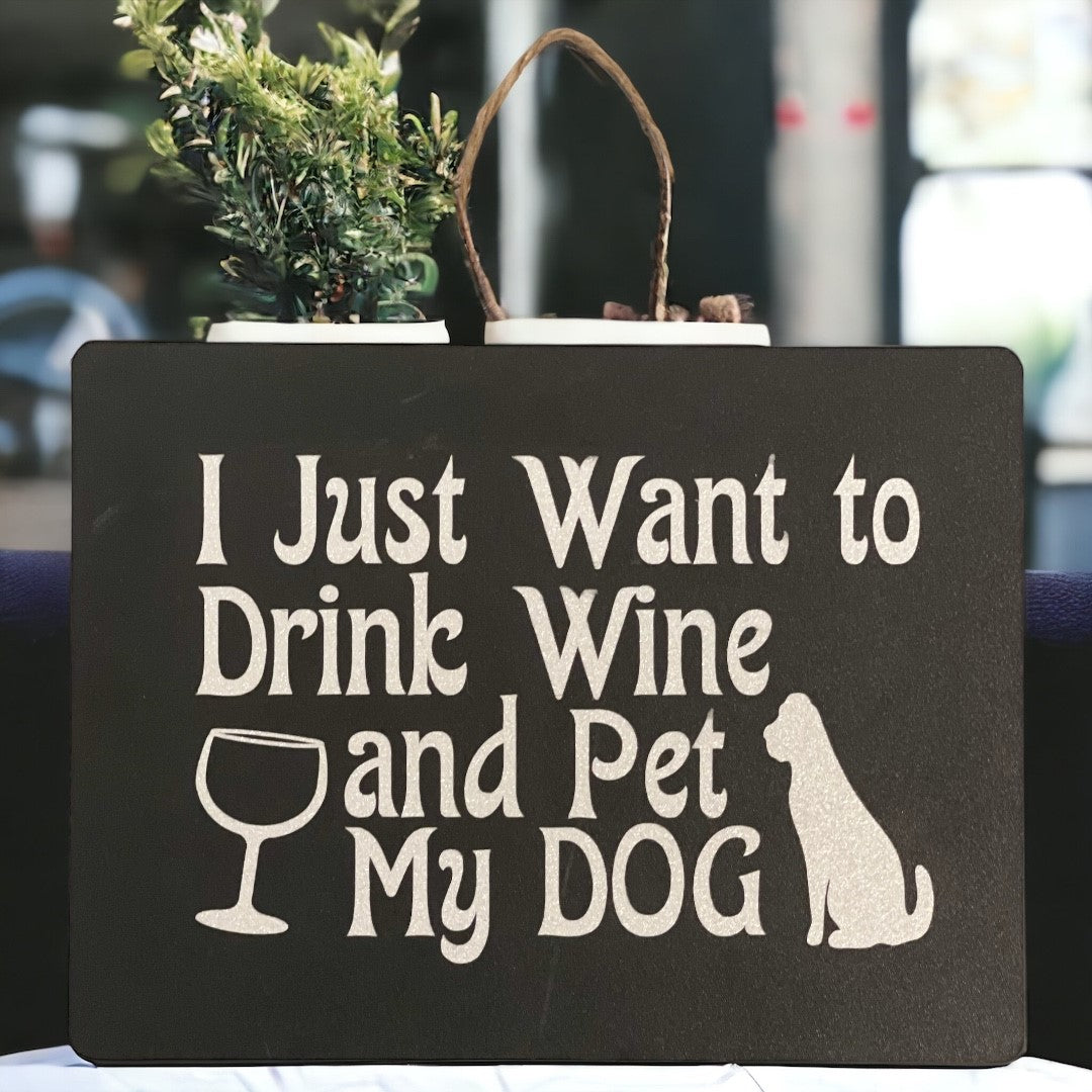 Drink Wine Pet Dog